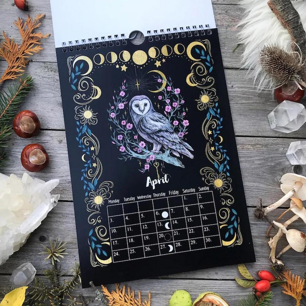 🔥Last Day 70% OFF-2023 Mysterious Animals Calendar Dark Forest Lunar Calendar