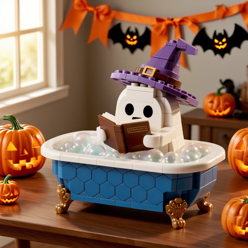 2025 Halloween Limited --Witchy Ghost Bubble Bath Brick Set🧙♀️