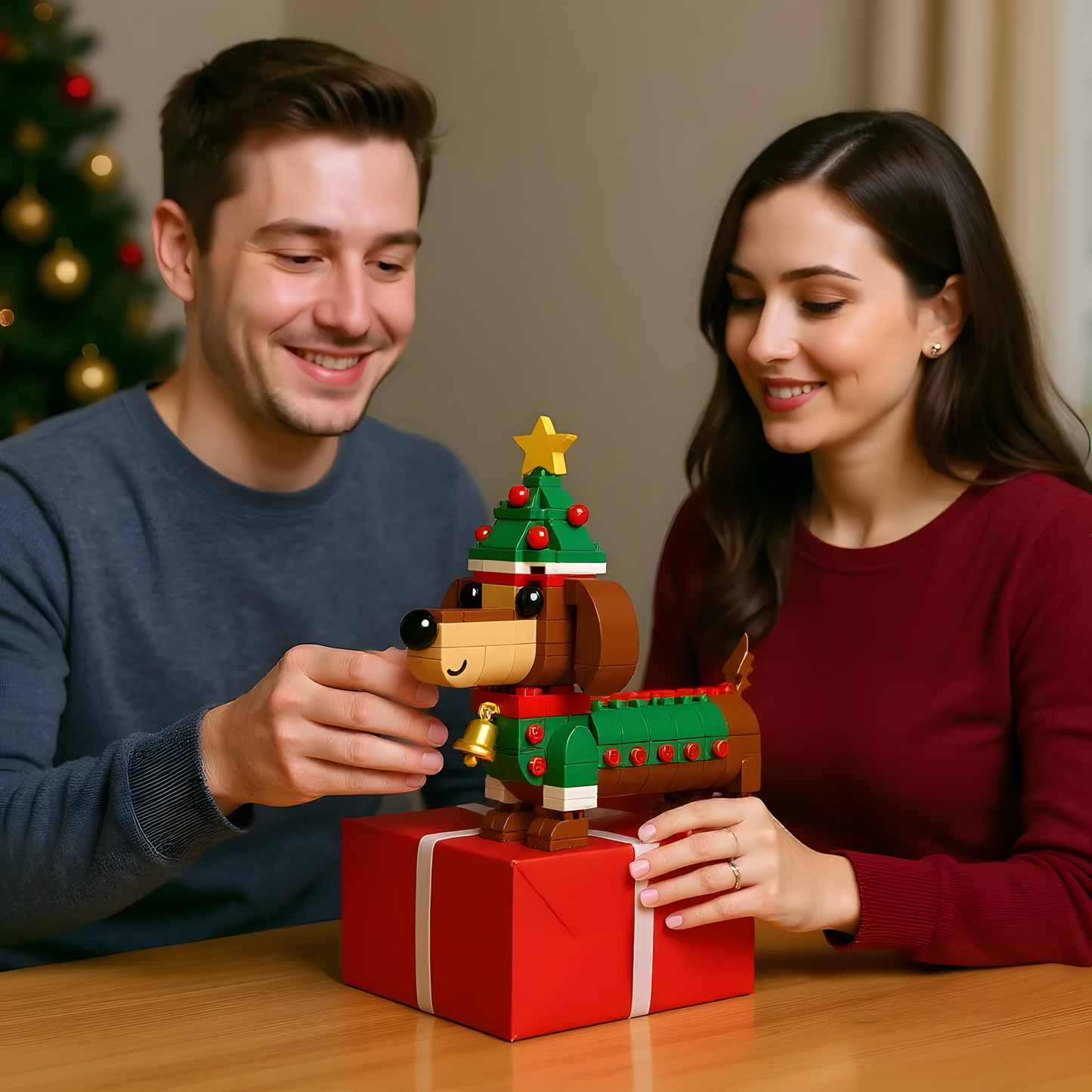 🎄2025 Christmas Limited Edition Dachshund Brick Set🐕