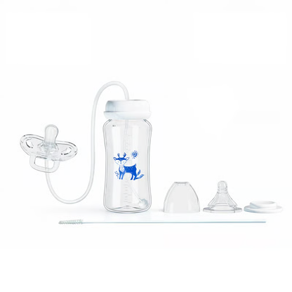 300ML Hands-Free Baby Bottle(with cleaning brush for the straw)