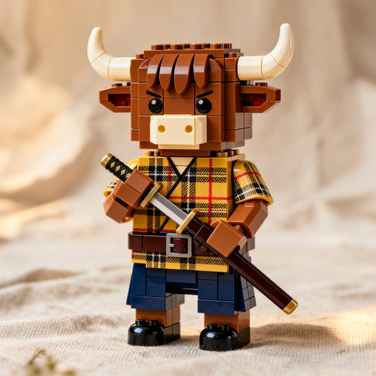 Highland Cow with Katana⚔️