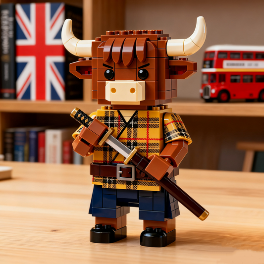 Highland Cow with Katana⚔️