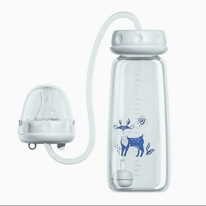 300ML Hands-Free Baby Bottle(with cleaning brush for the straw)