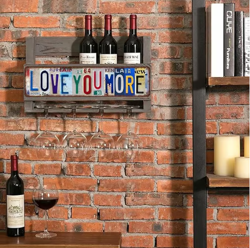 Love You More Vintage Wall Sign 💕 Perfect for Your Cozy Nook